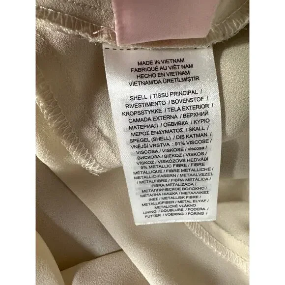 Lauren Ralph Lauren Lusita Dress Floral Metallic Ruffled Maxi Gown Multicolor 6 - Picture 8 of 9